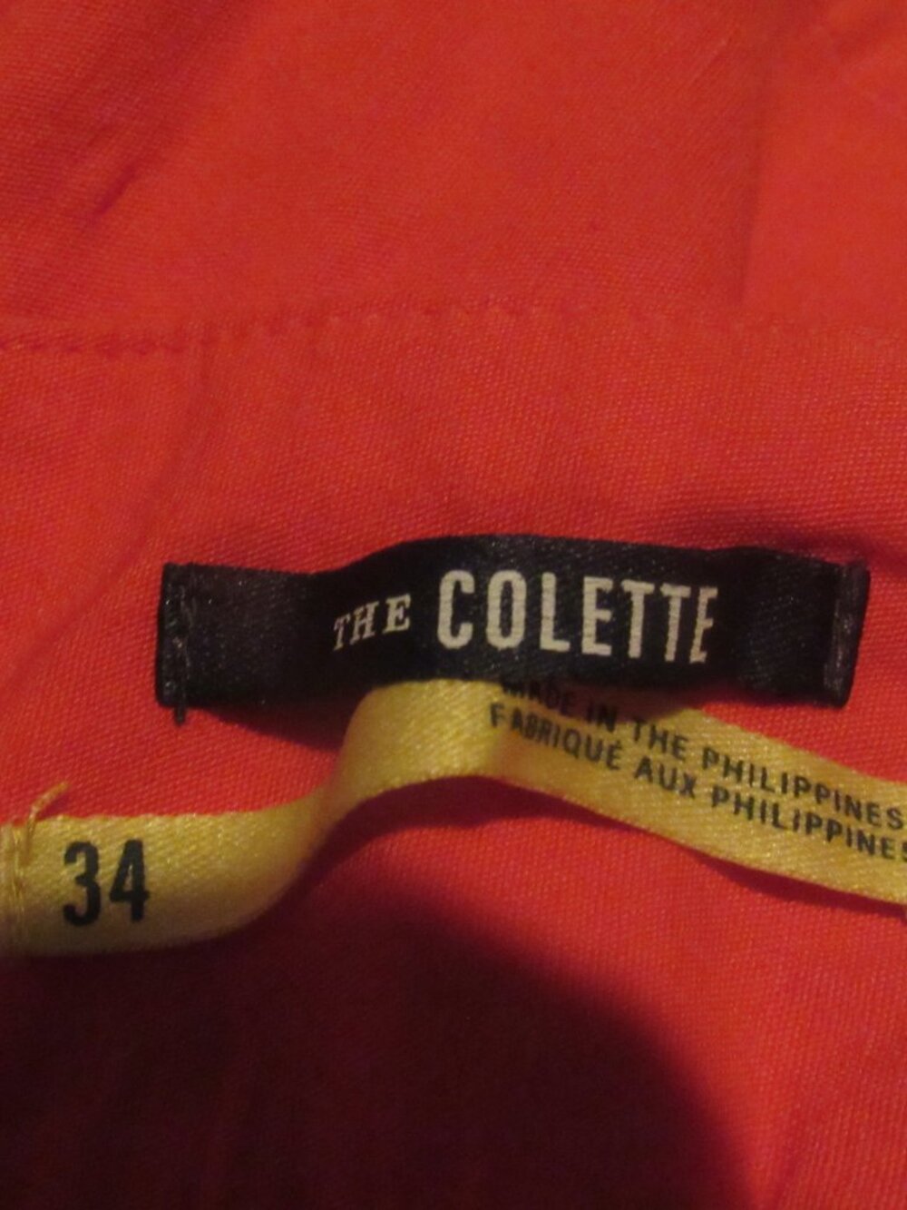 Maeve Orange/Red Colette Pants Size 34 waist USED - Picture 4 of 11